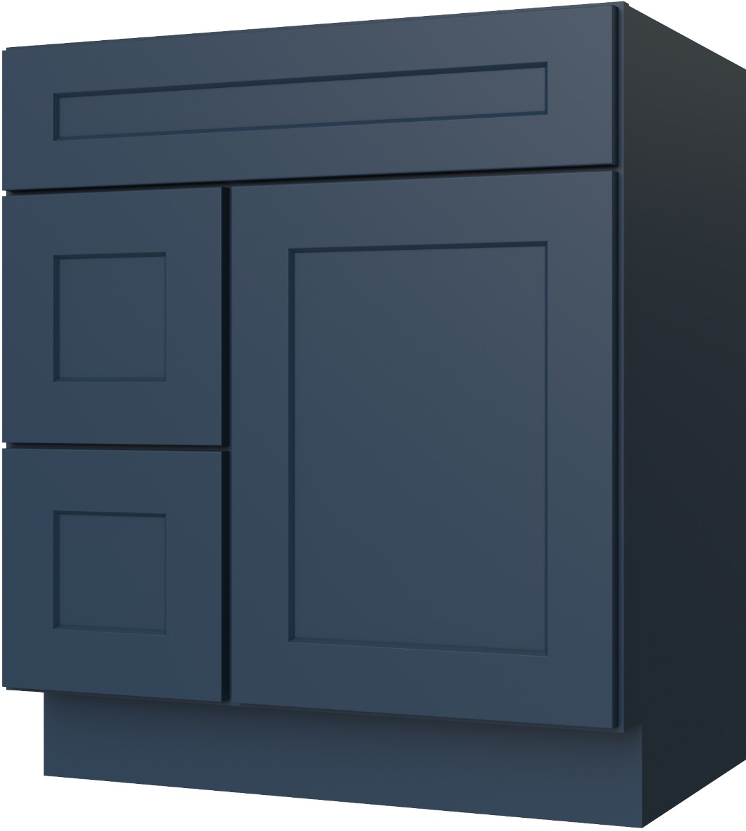 FA3021DL vanity in Aria Blue