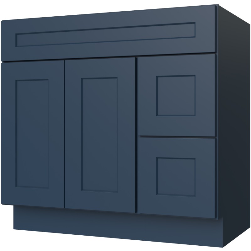 FA3621DL vanity in Aria Blue