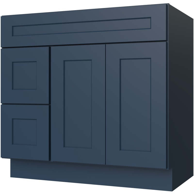 FA3621DR vanity in Aria Blue