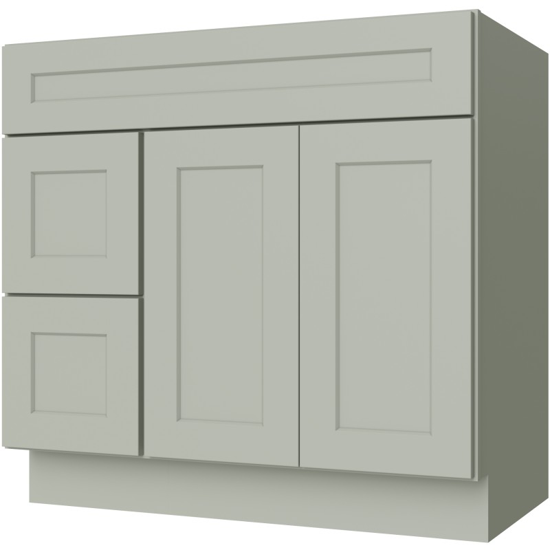 FA3621DR vanity in Sage Green Shaker
