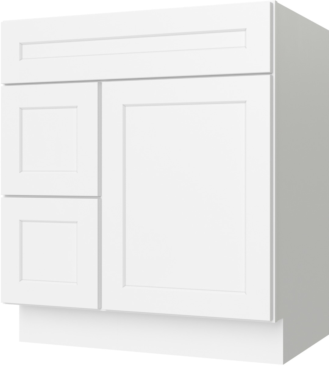 FA3021DL vanity in Weston Shaker