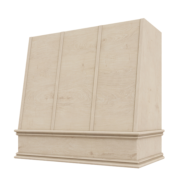 Angled with Strapping range hood