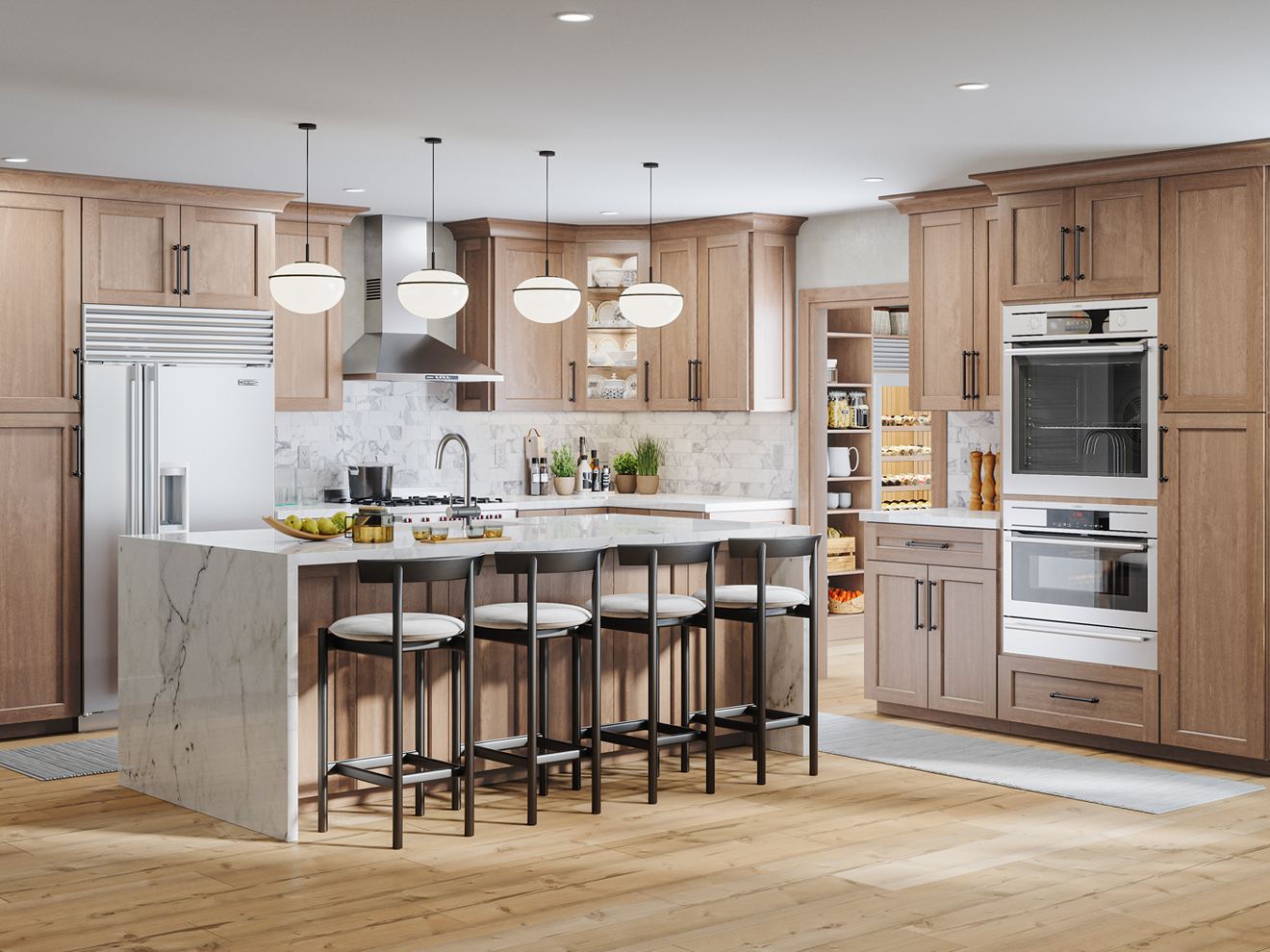 Toffee Shaker cabinetry